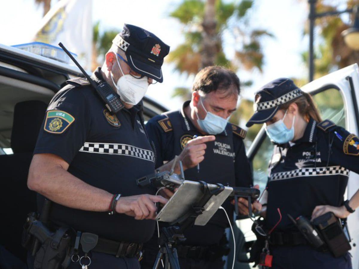 Así es el operativo de la Policía Local de València para estas Fallas