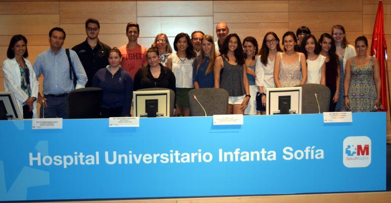 Alumnos del Grado de Medicina en el Hospital Universitario Infanta Sofía