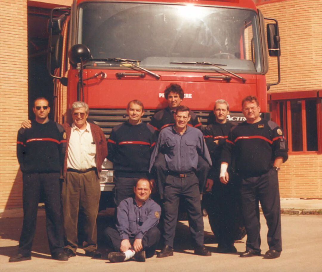 Bomberos de Gandia hace 35 años 