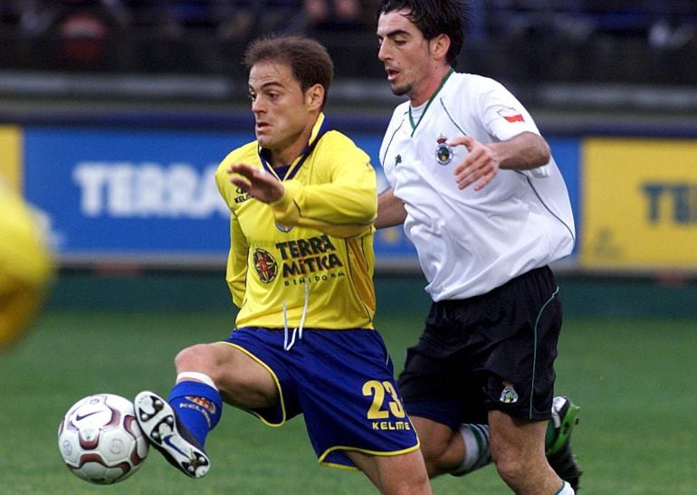 Farinós, durante su etapa en el Villarreal