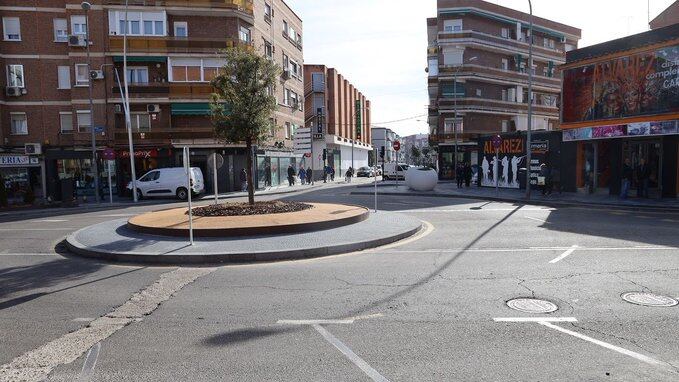 Imagen de una parte de la calle Leganés remodelada.