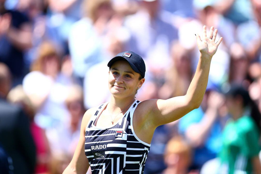 Barty, de 23 años, se alzó con el título en Birmingham al derrotar a la alemana Julia Goerges por 6-3 y 7-5.