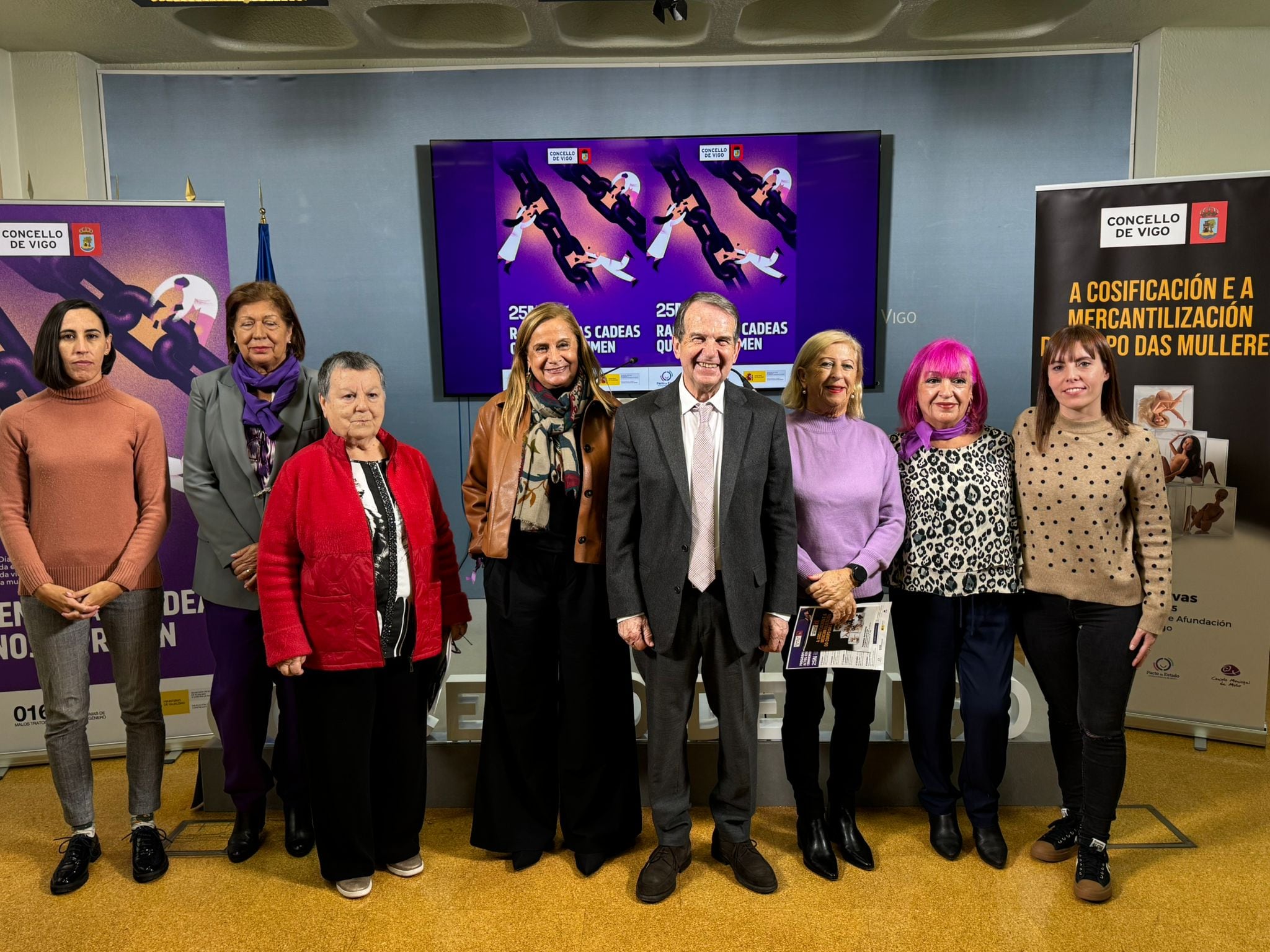 Presentación de la programación local del 25-N en Vigo