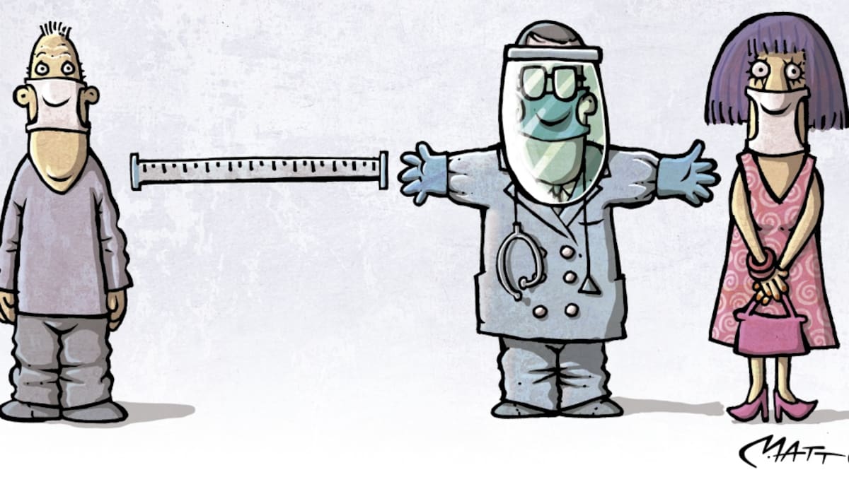 La nueva distancia de seguridad será de metro y médico