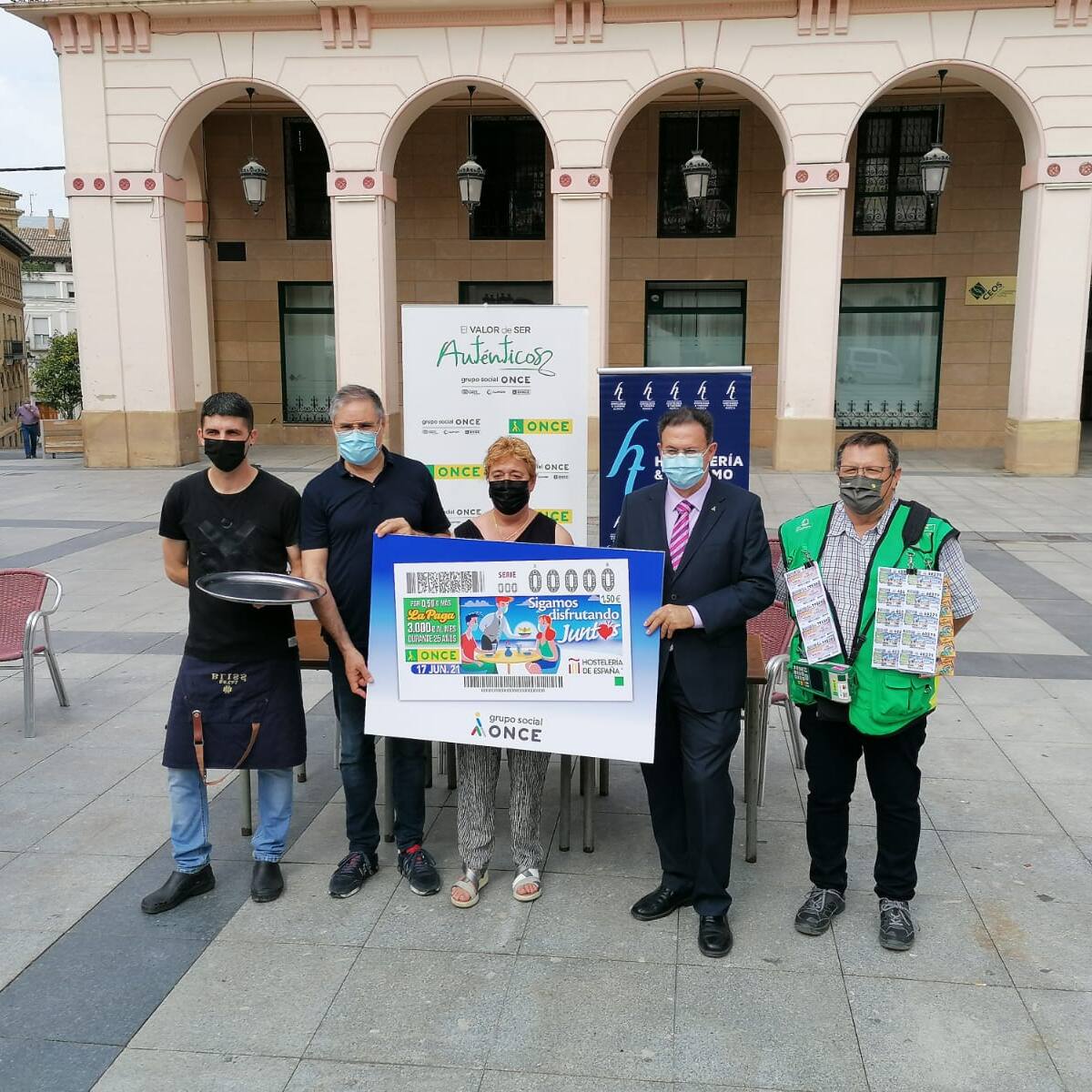 La ONCE dedica el cupón del próximo jueves a la hostelería