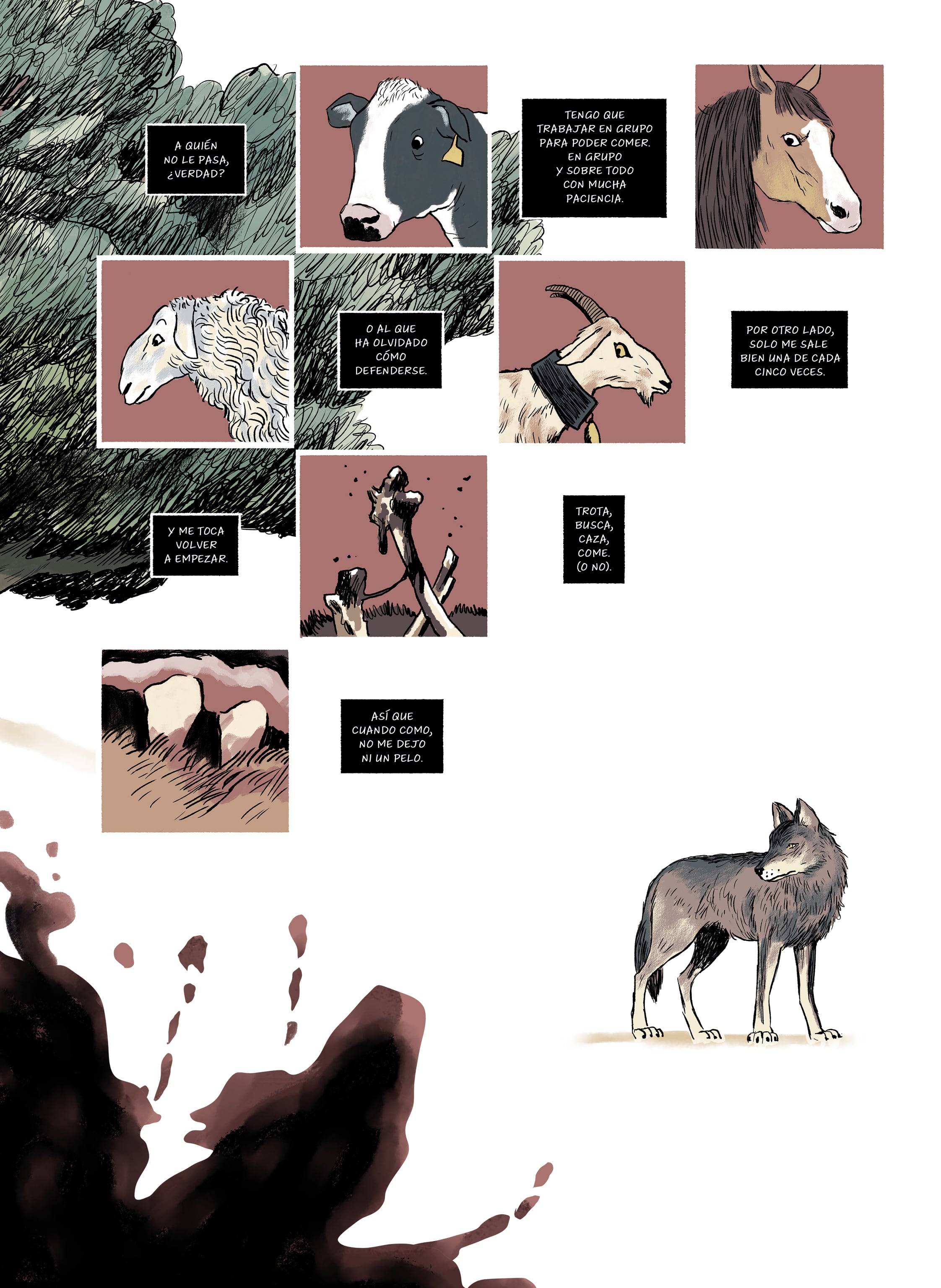 Página de 'La espera', de Mario Trigo, editado por Garbuix Books