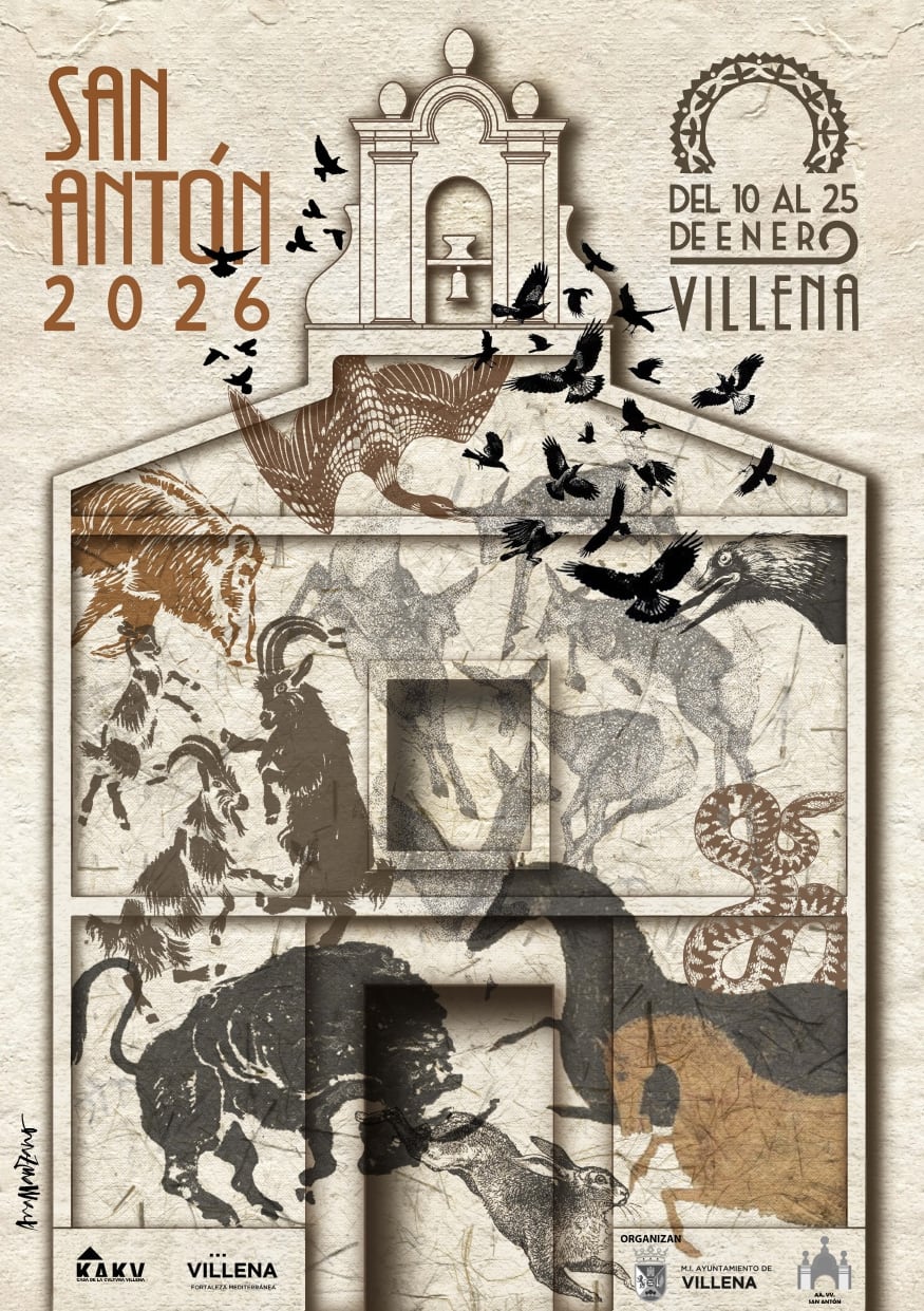 Cartel de la Festividad de San Antón 2026