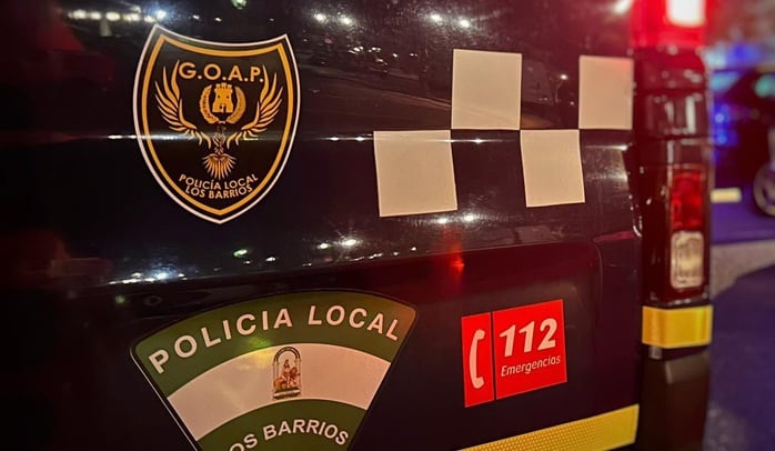 Una actuación de la Policía Local en Los Barrios