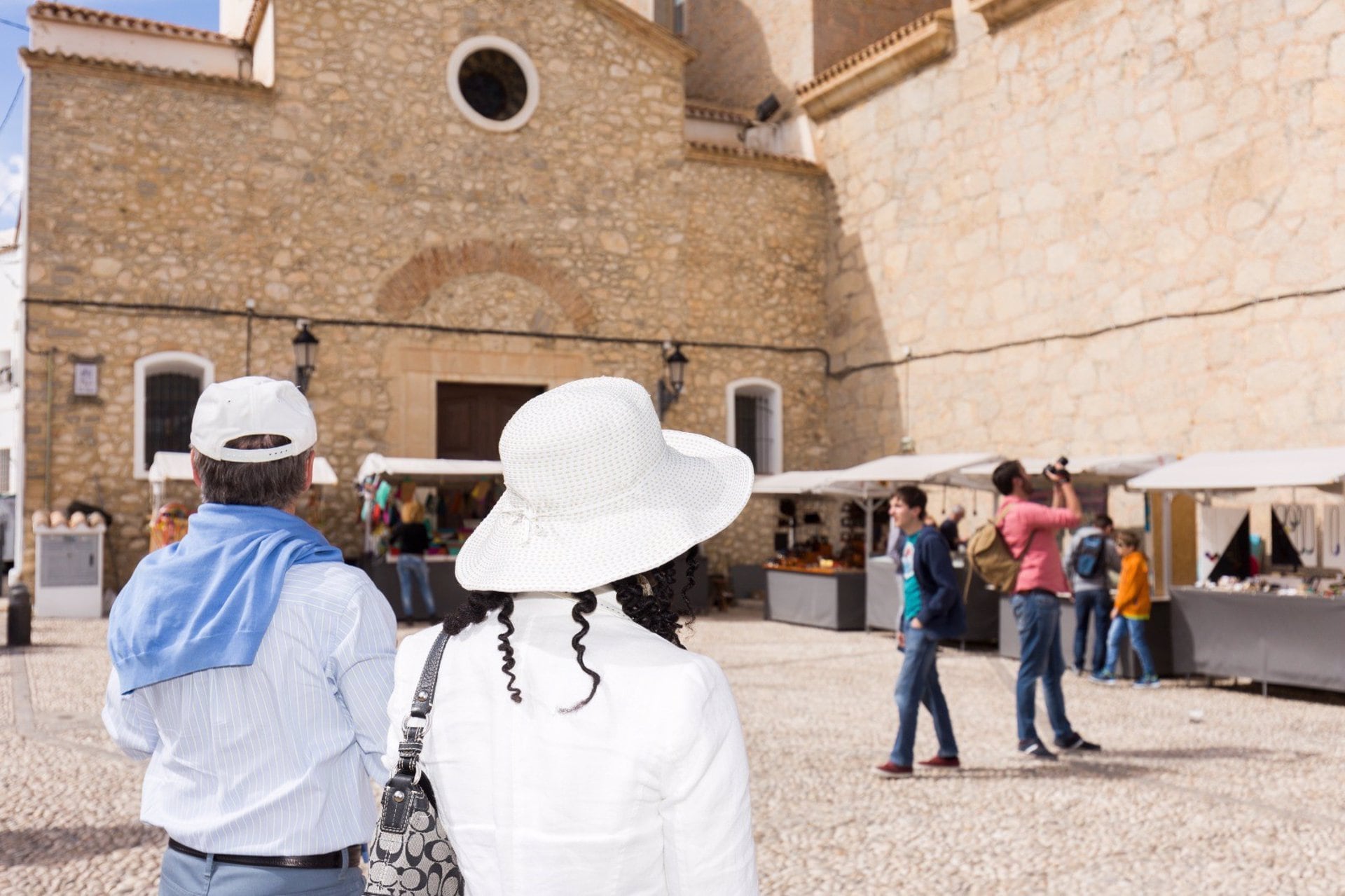 Turistas en una imagen de archivo