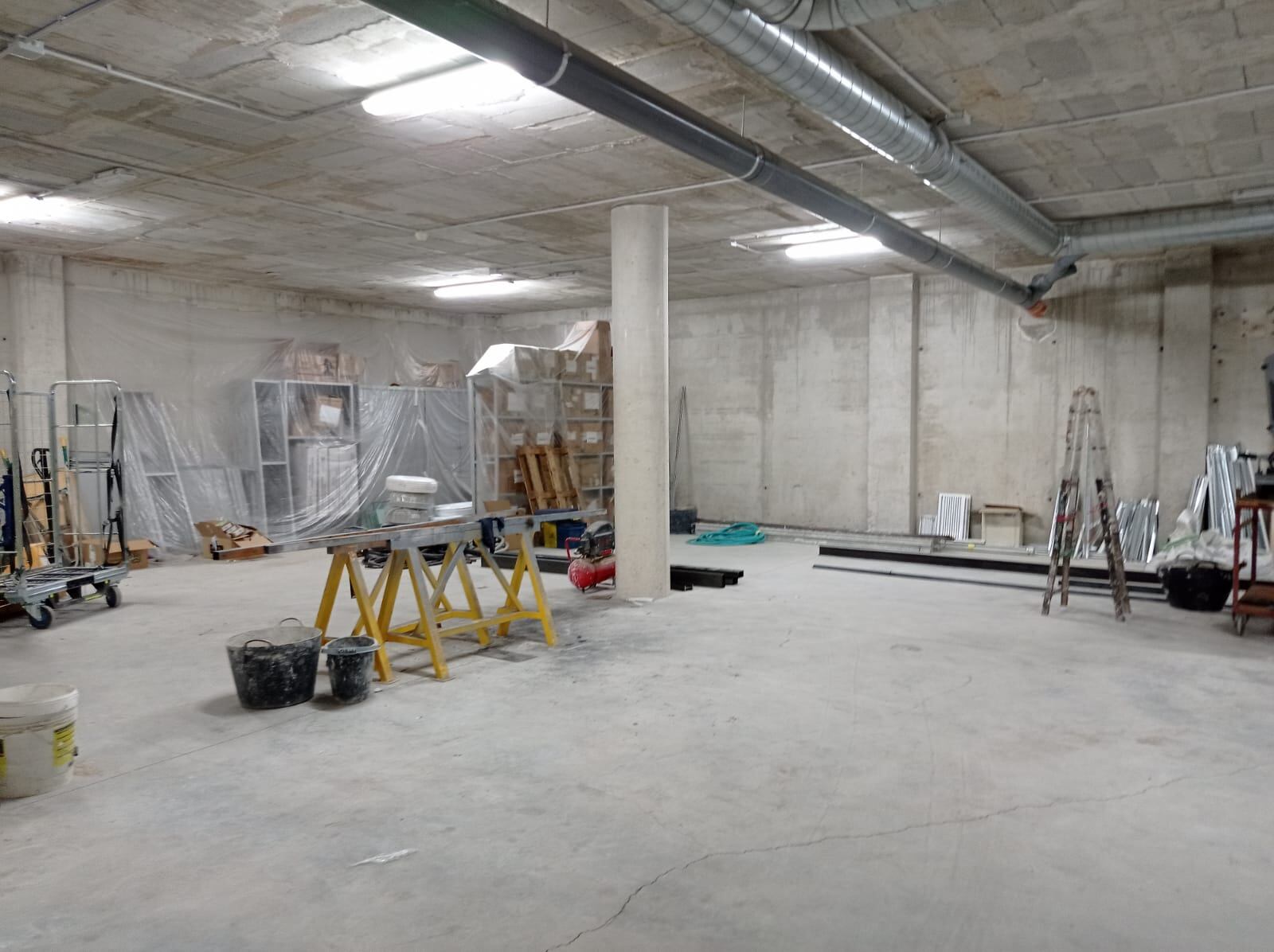 Sótano del cuartel de la policía local del barrio lorquino San Cristóbal