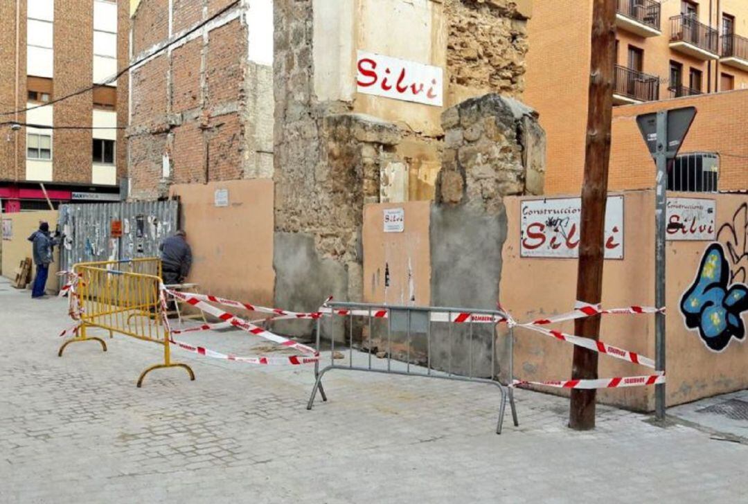 Pocos vestigios han quedado de la muralla de Aranda