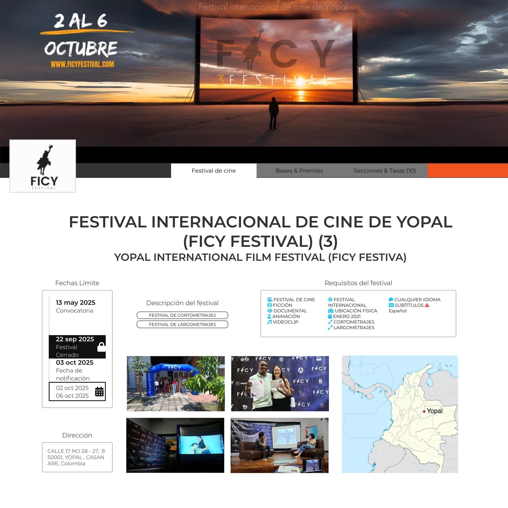 Programa del festival