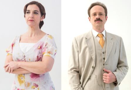 Llum Barrera y Patxi Freytez como Doña Dolores y Don Luis.