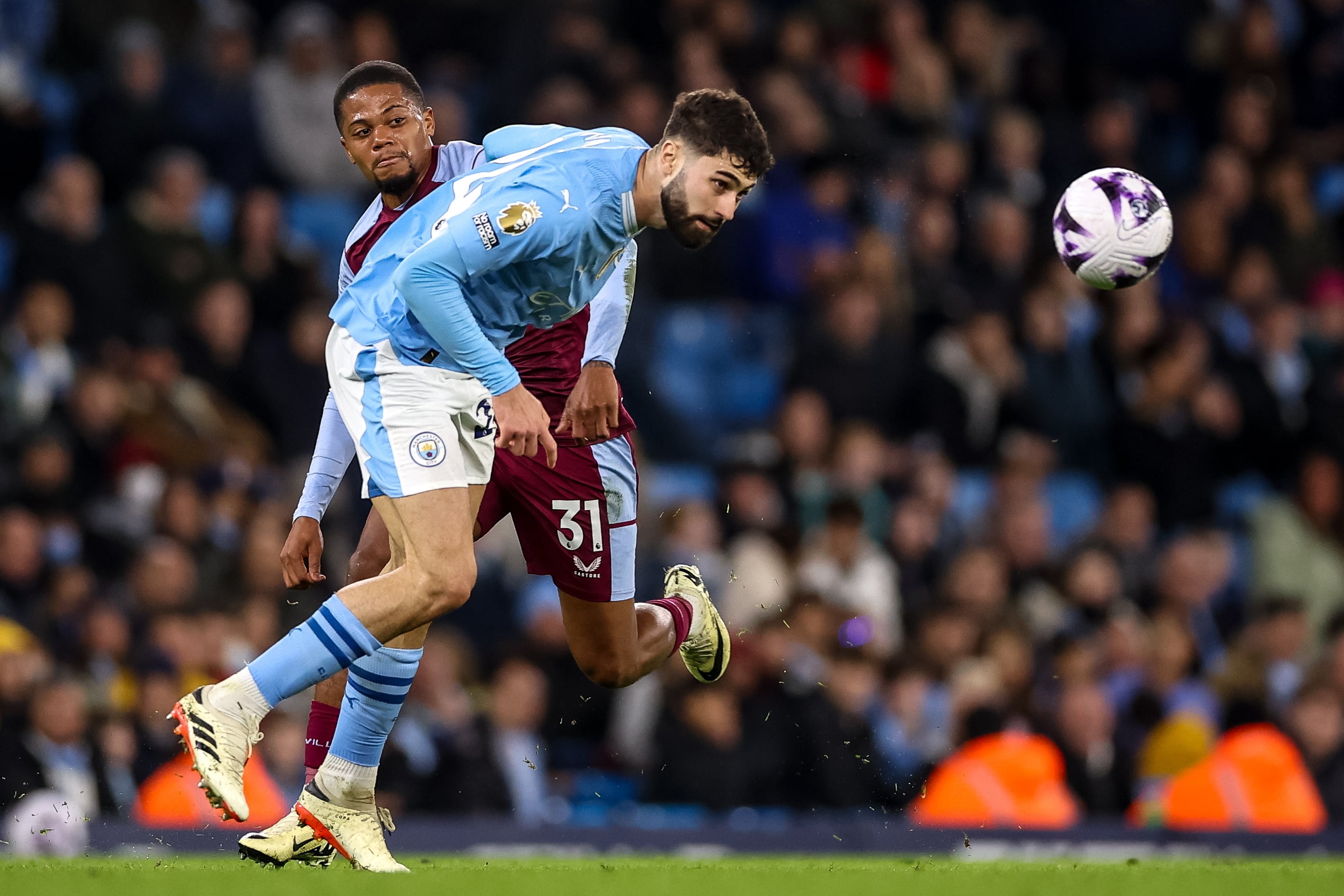 Josko Gvardiol, durante un partido contra el Aston Villa