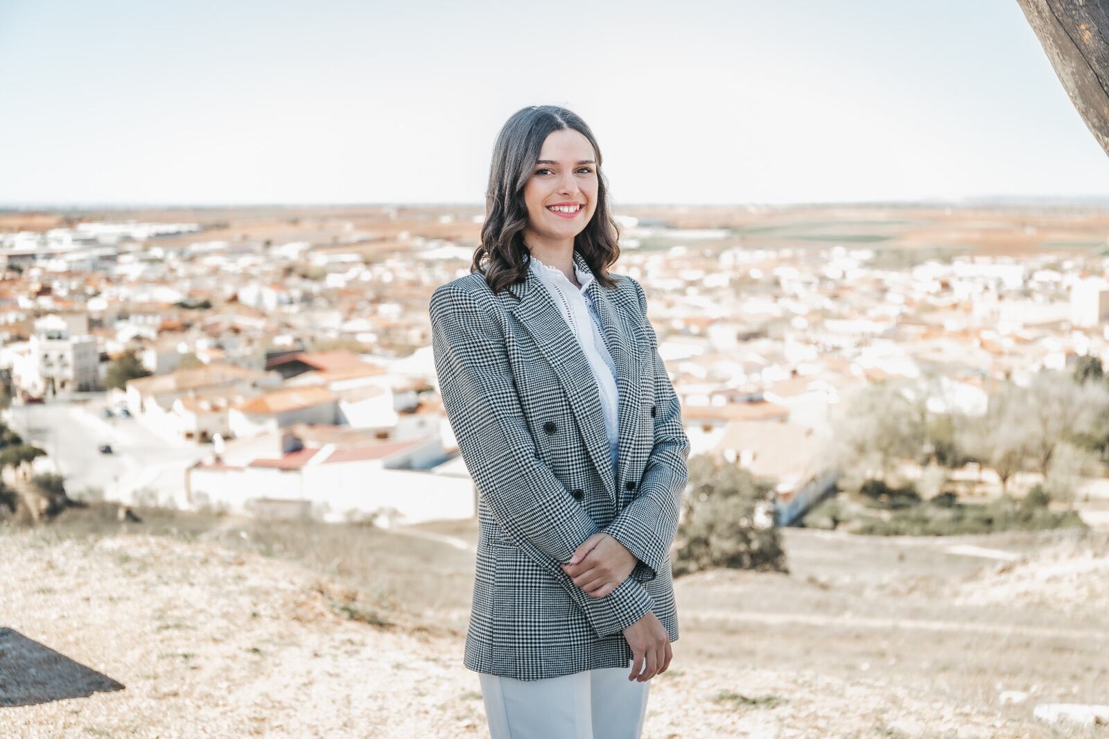 María Tirado, candidata socialista de Mota del Cuervo a las elecciones europeas de junio de 2024