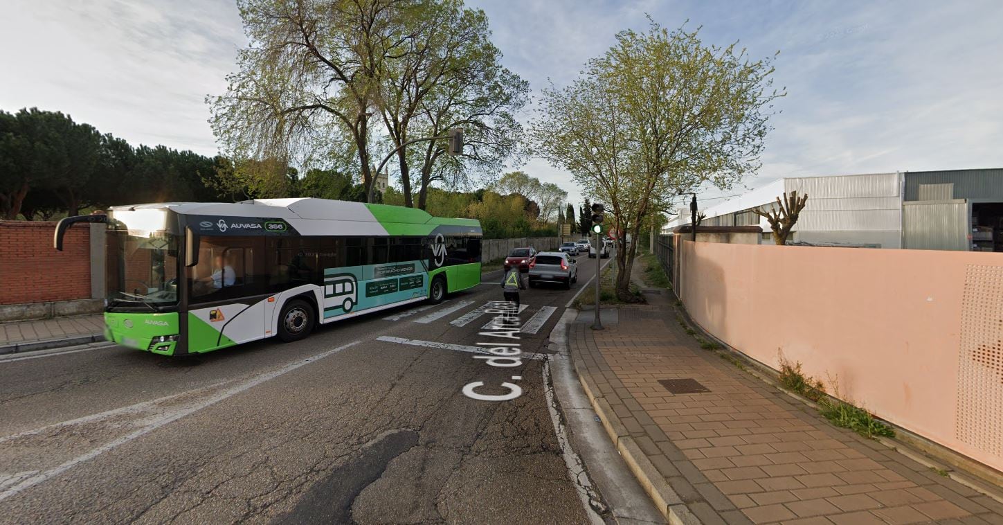 Calle Arca Real, Valladolid, donde se ubicará un nuevo carril bici