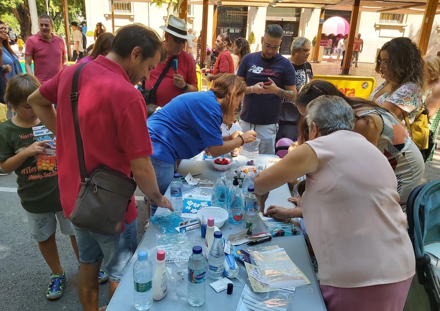 Una de las actividades de AXATEA durante la última Fira d'Agost