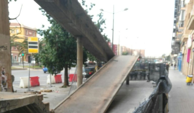 Pasarela en Avenida del Cid