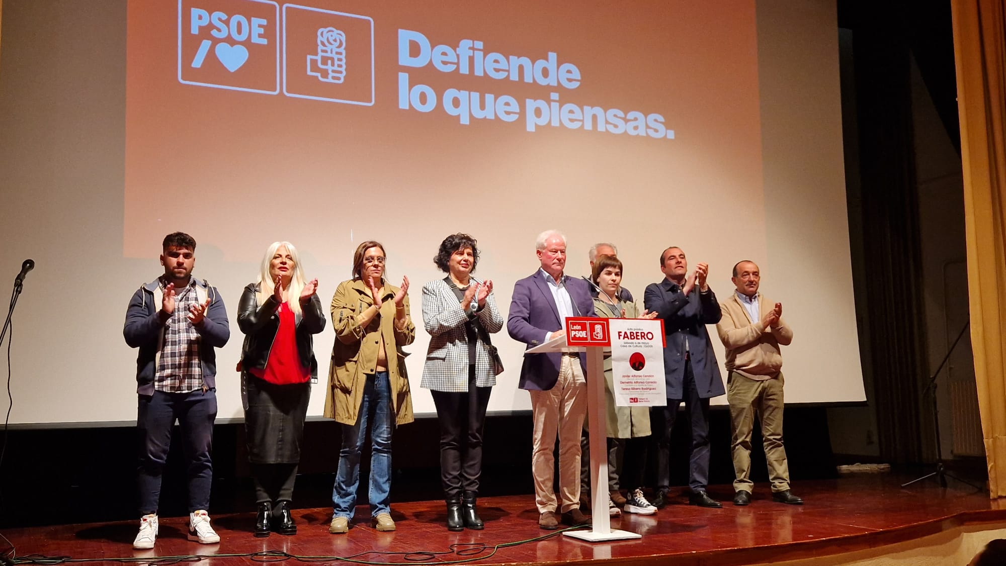 Candidatura del PSOE en Fabero