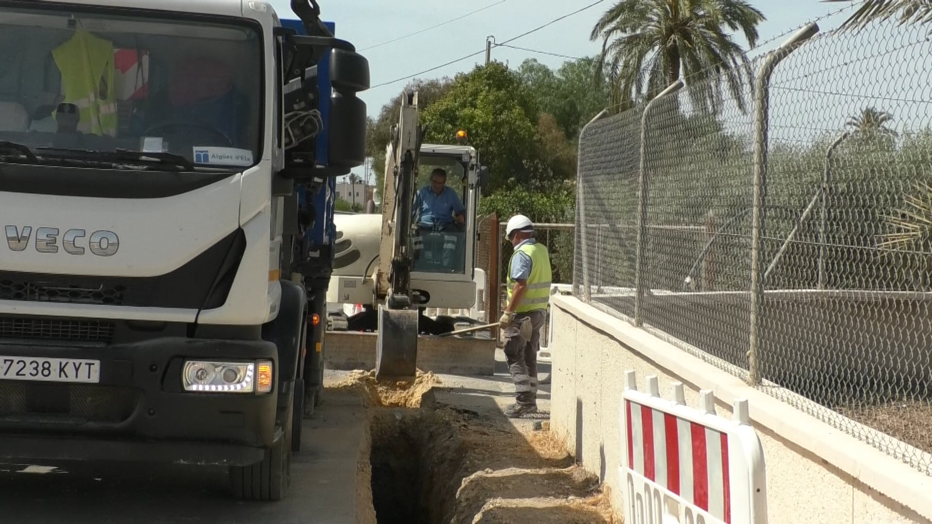 Renovación agua potable en La Hoya