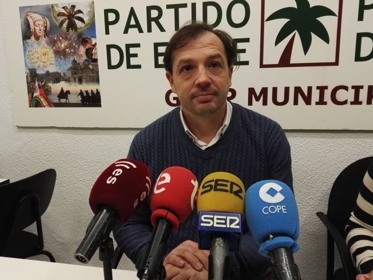 Jesús Pareja, portavoz del Partido de Elche