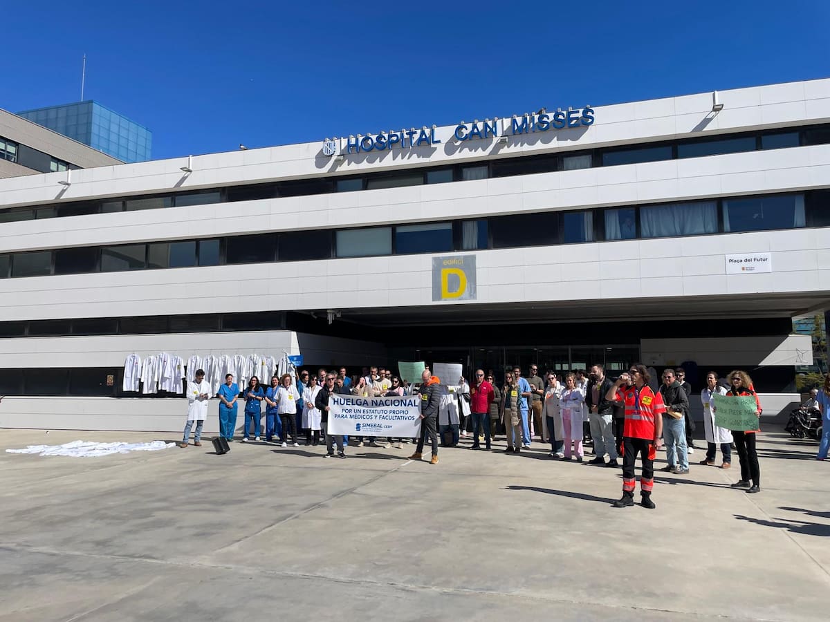 La tercera jornada de huelga de médicos deja más de 400 citas suspendidas en Ibiza y Formentera