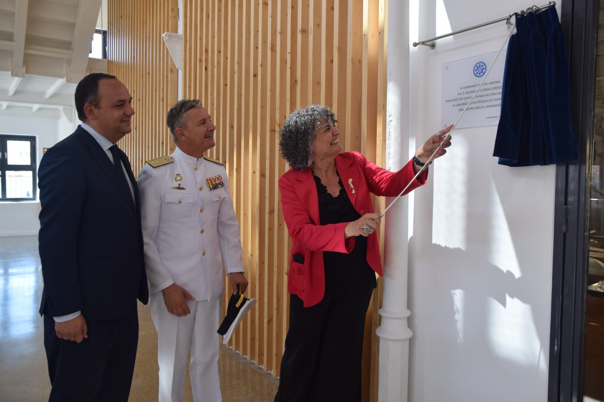 Inaugurada la nueva sede de la Escuela Superior de Arquitectura y Edificación en el antiguo Pañol de Regatas de Cartagena.