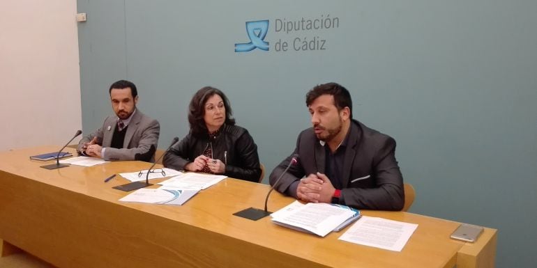 La vicepresidenta de la Diputación, Maribel Peinado, en la presentación del aniversario de la Agencia de la Energía.