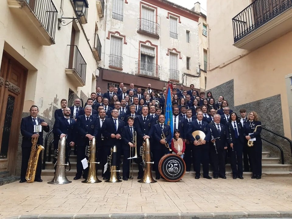 Reciente foto de familia de la banda