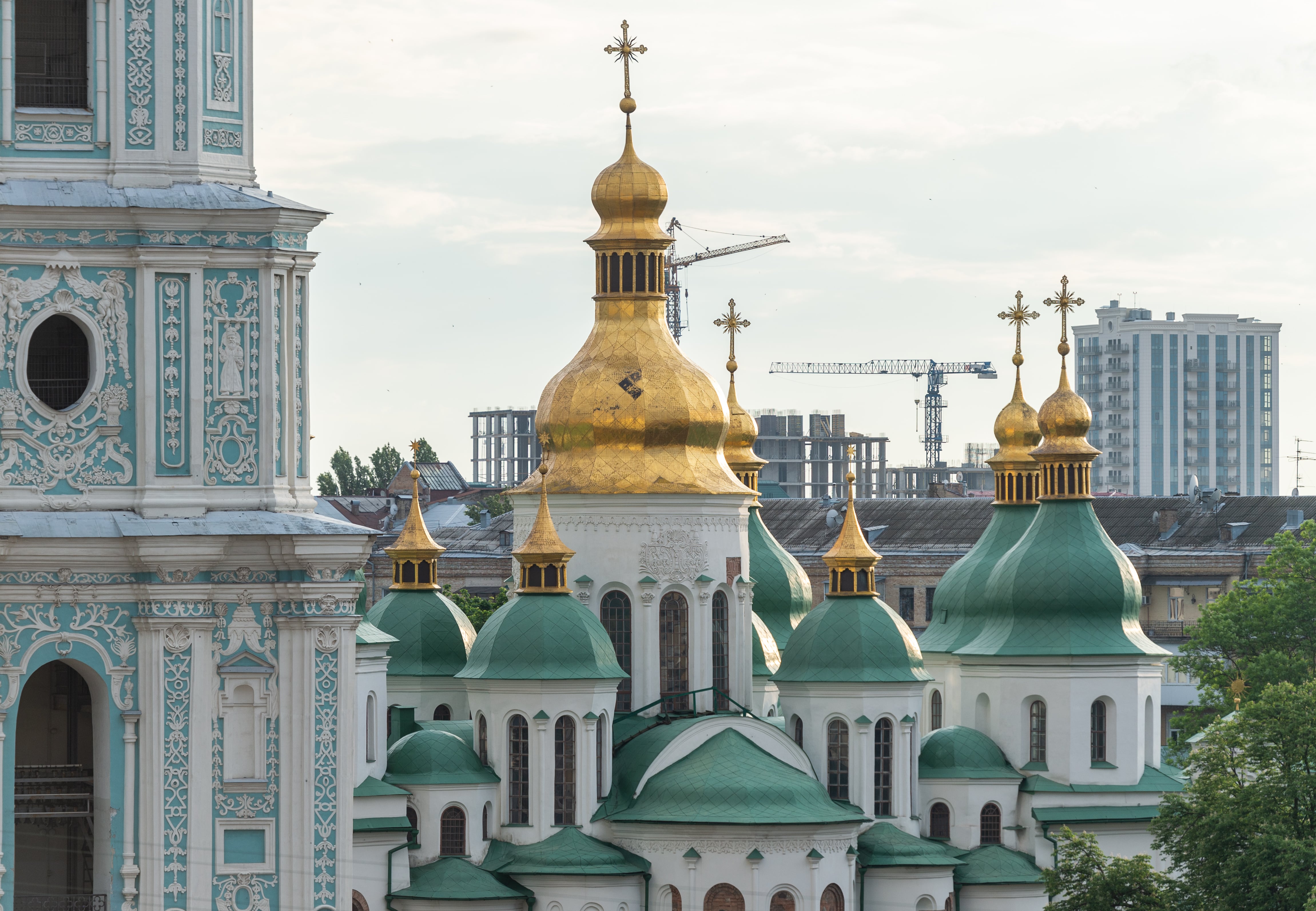 La catedral de Santa Sofía de Kiev es uno de los siete monumentos considerados Patrimonio de la Humanidad de Ucrania por la Unesco