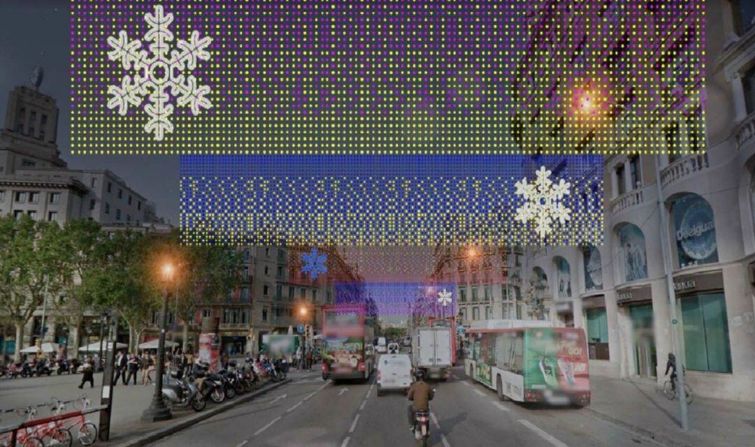 Barcelona tendrá más de 100 kilómetros de luces de Navidad para reactivar el comercio.