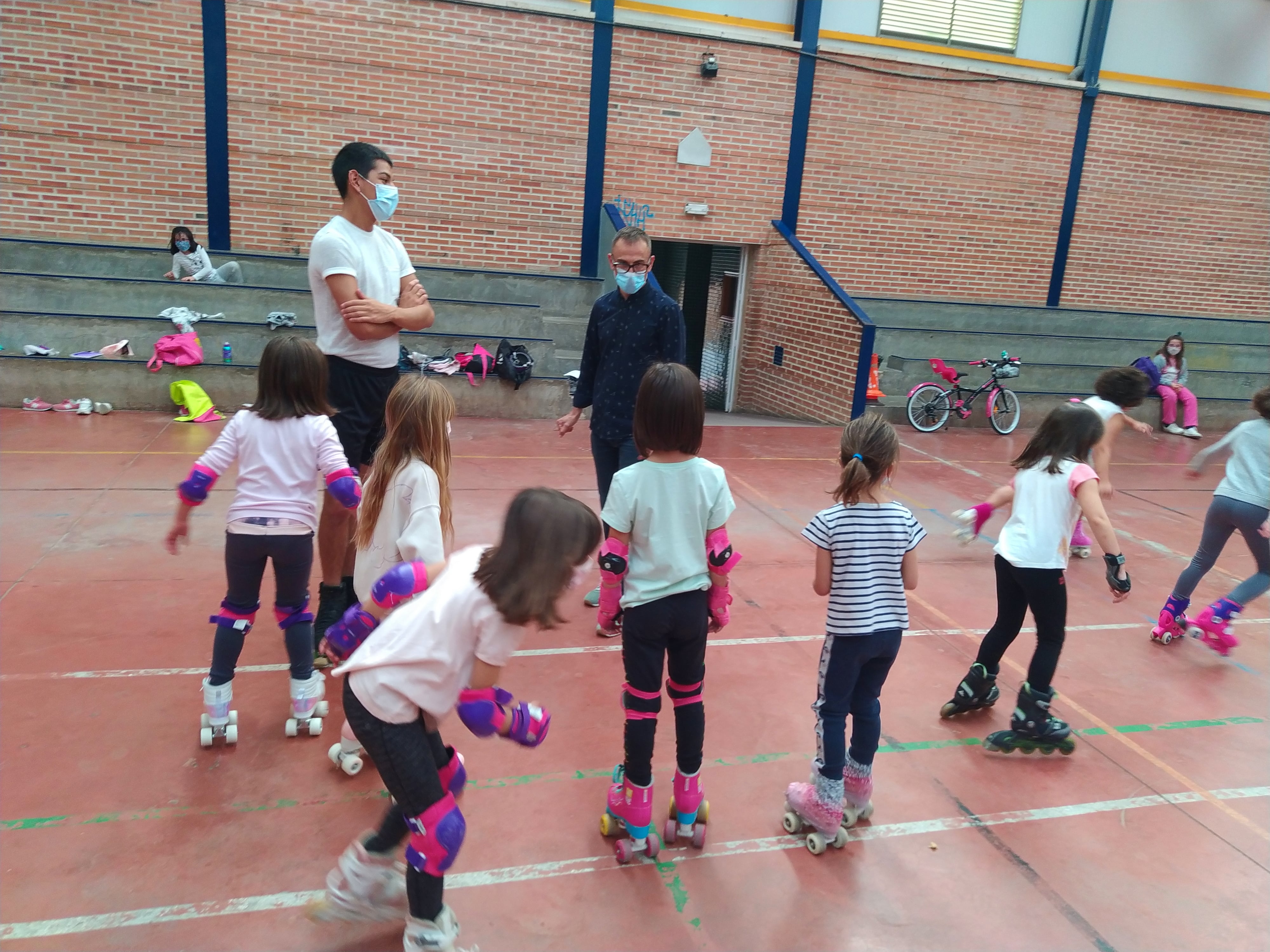 Imagen de archivo de la escuela deportiva municipal de patinaje, que se desarrolla en Valdepeñas (Ciudad Real)