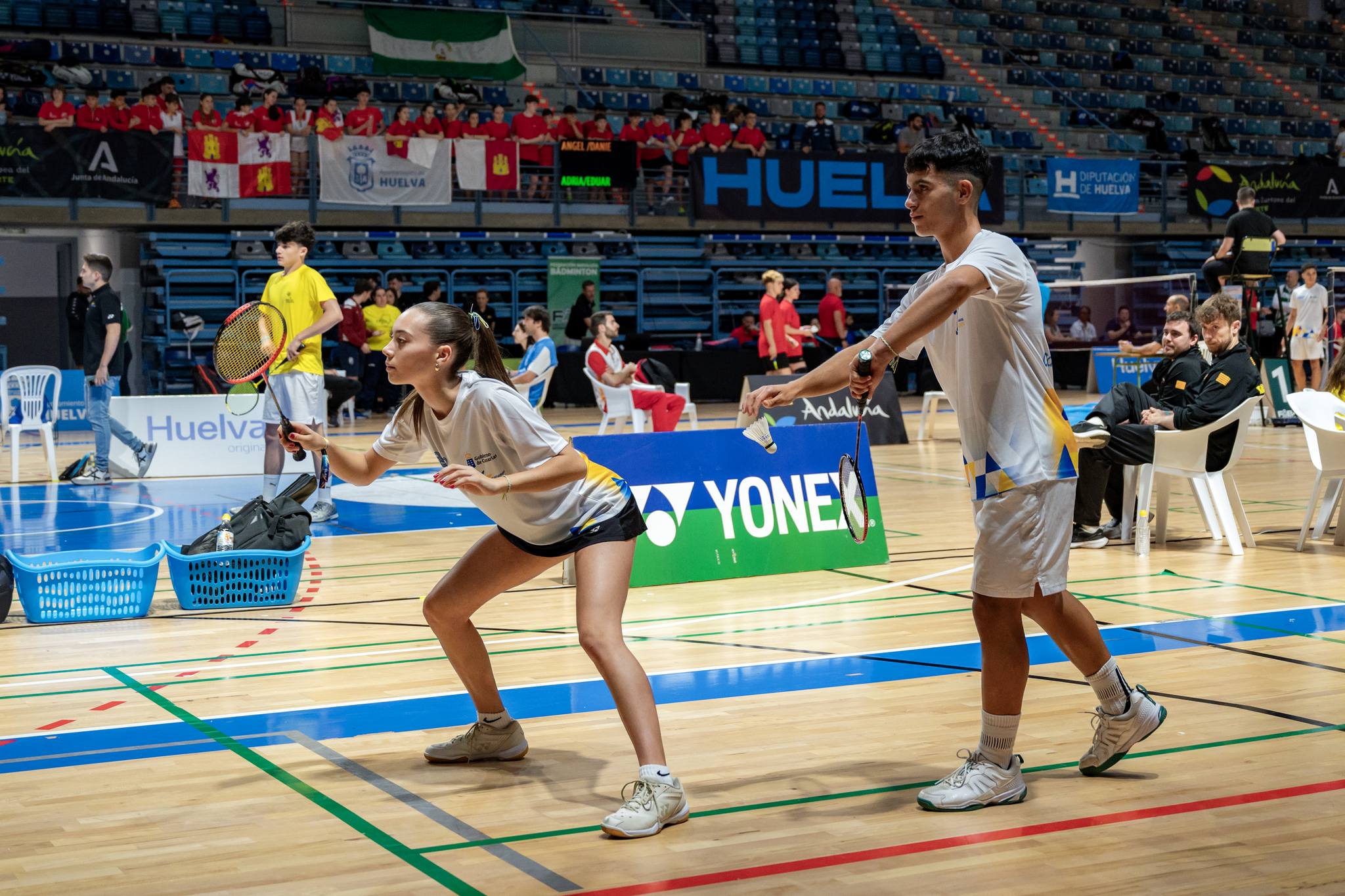 Los jugadores del Auria Bádminton Club completan su participación en el Campeonato de España.