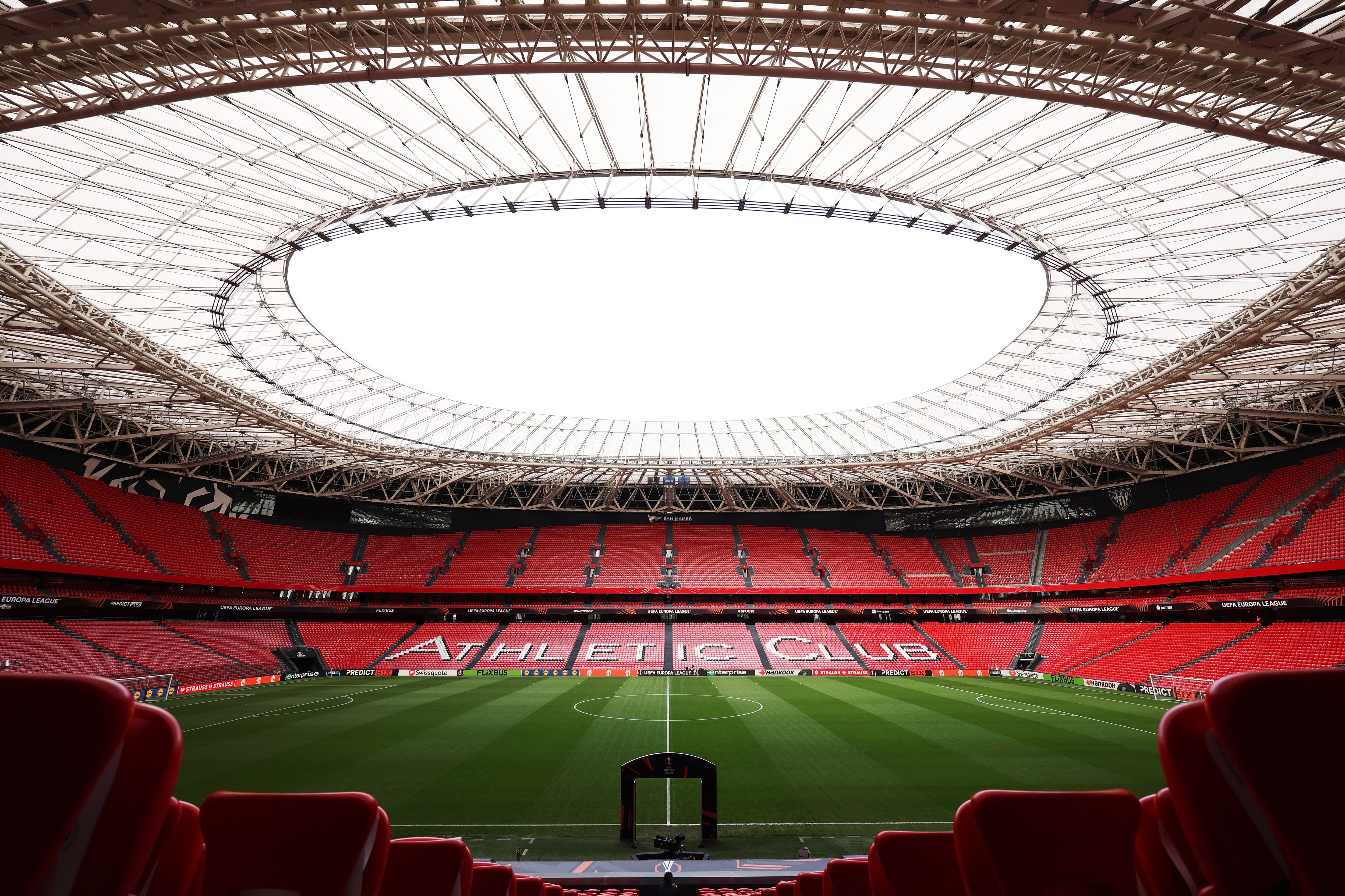 Una vista general de San Mamés 