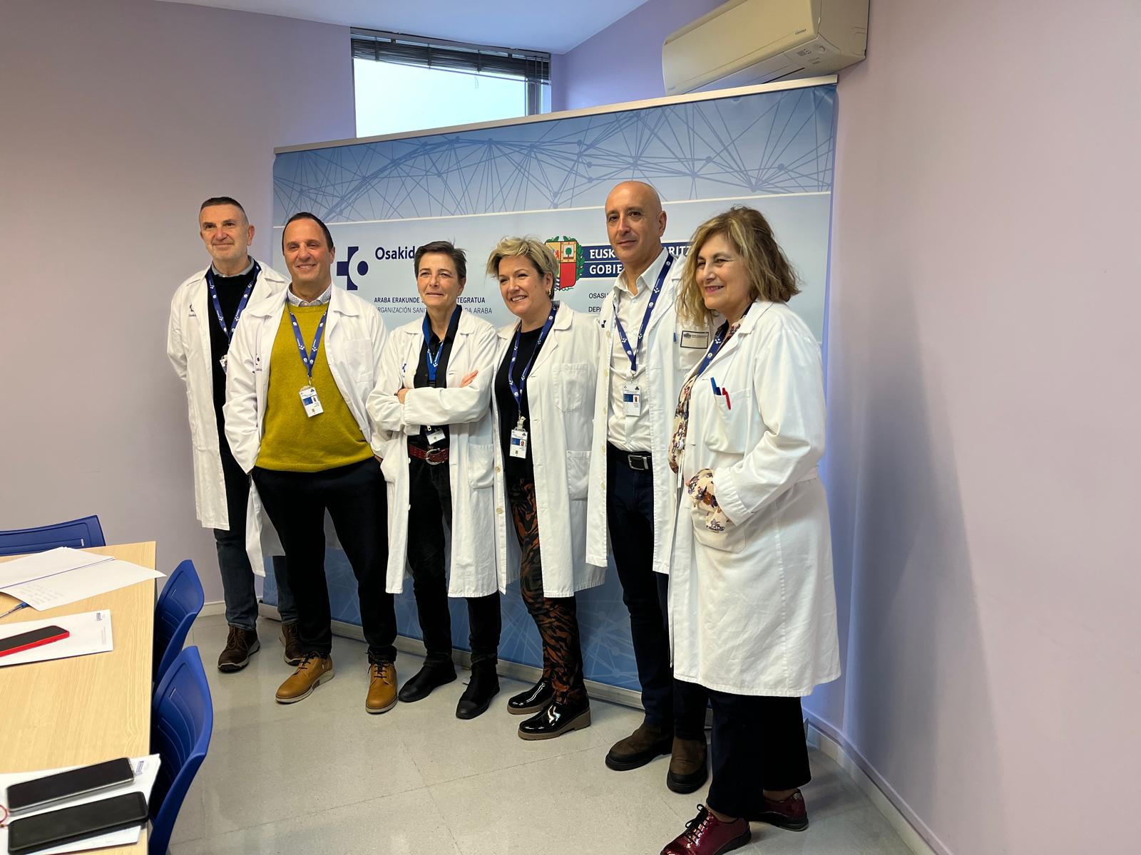 Equipo médico del PAC de San Martín de Vitoria