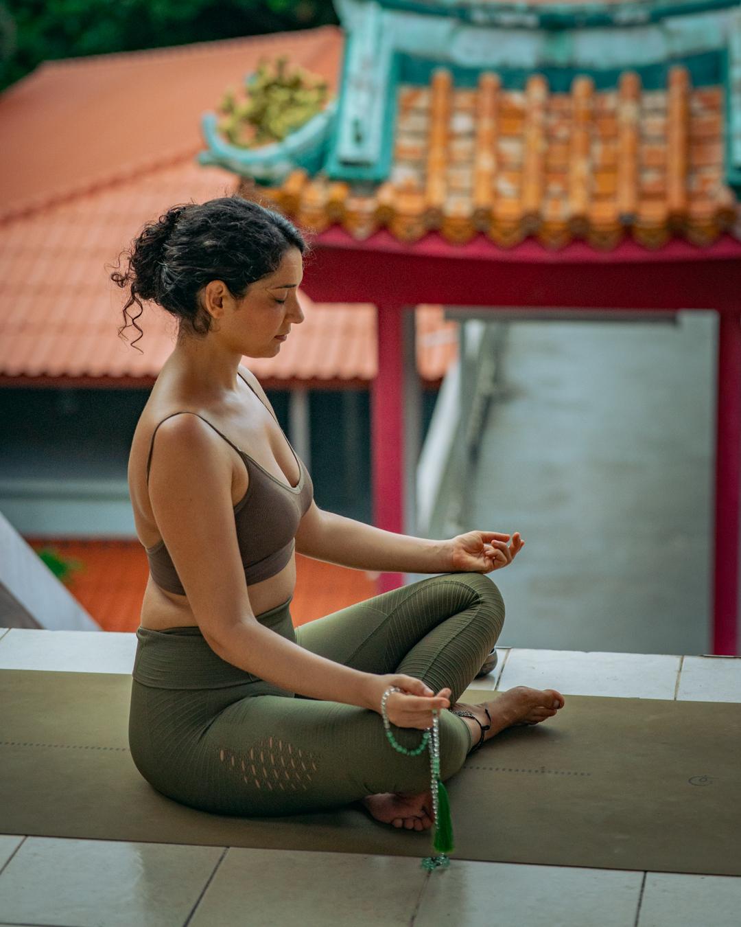 La colaboradora y monitora de yoga, Julia Porro