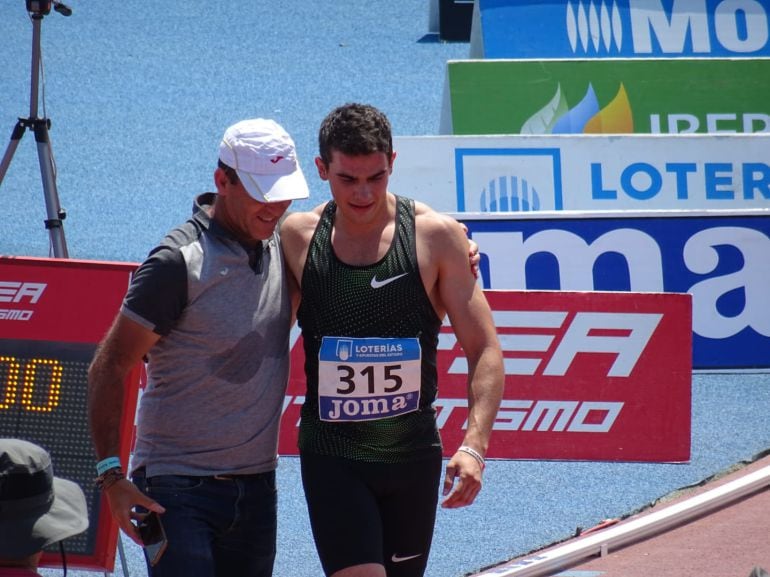 Hortelano se ha mostrado emocionado tras el récord