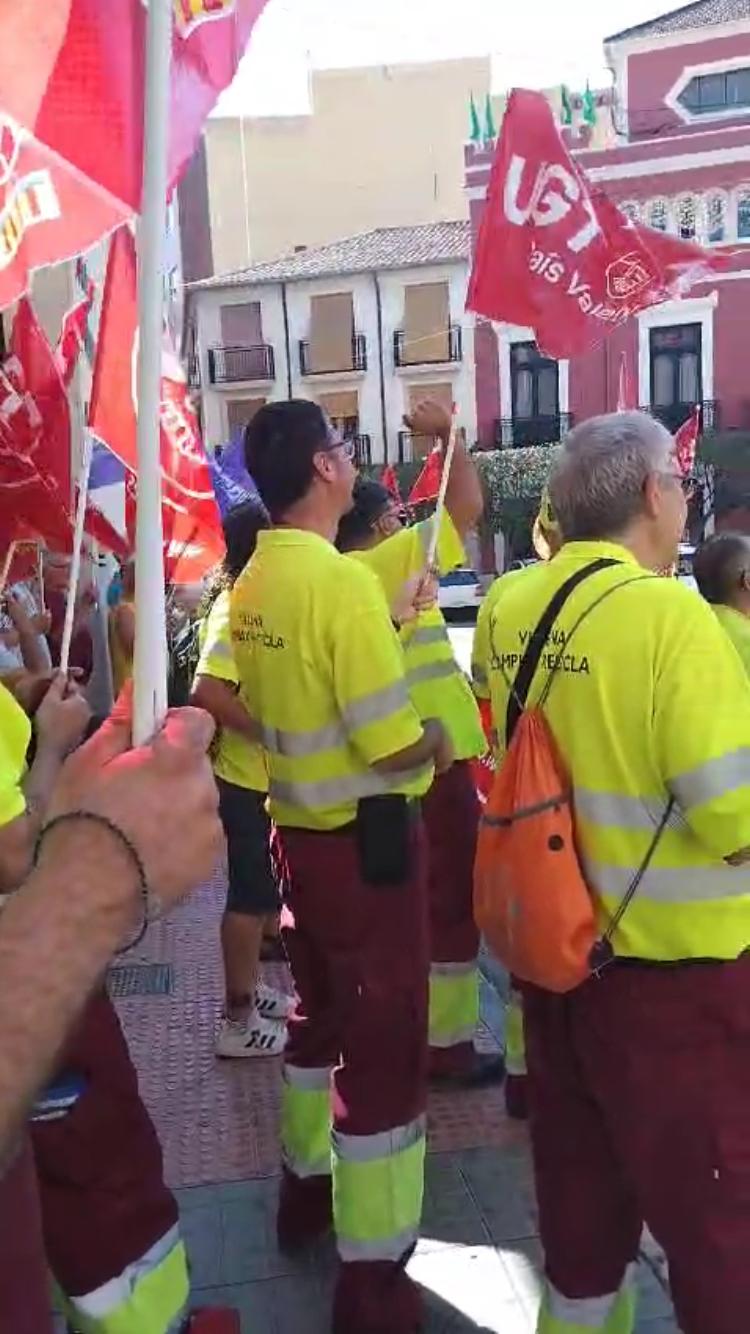 Protesta de los trabajadores