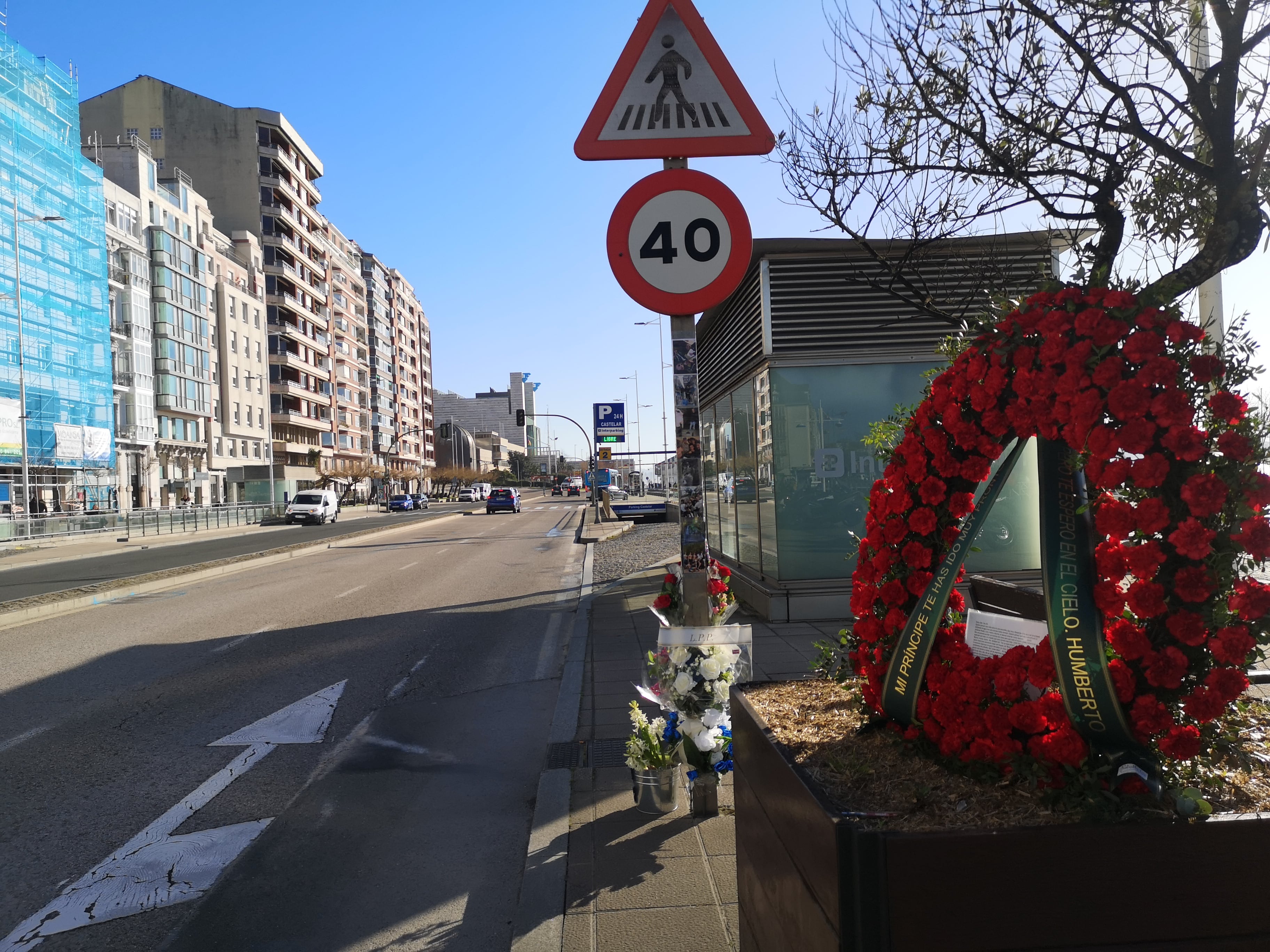 Accidente mortal en la calle Castelar en Santander