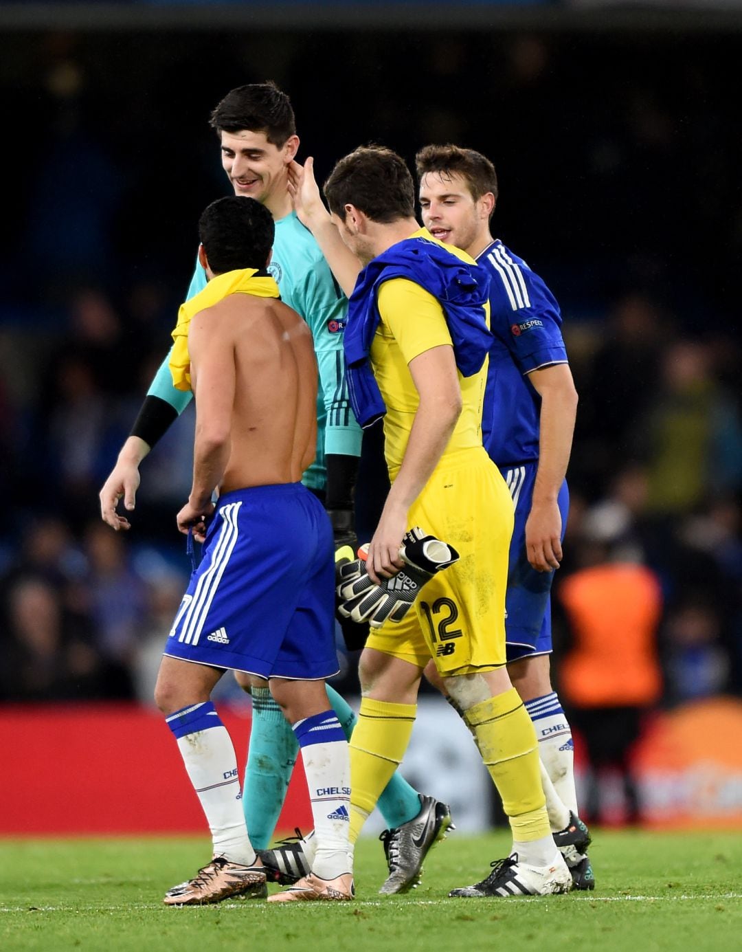 Courtois y Casillas 