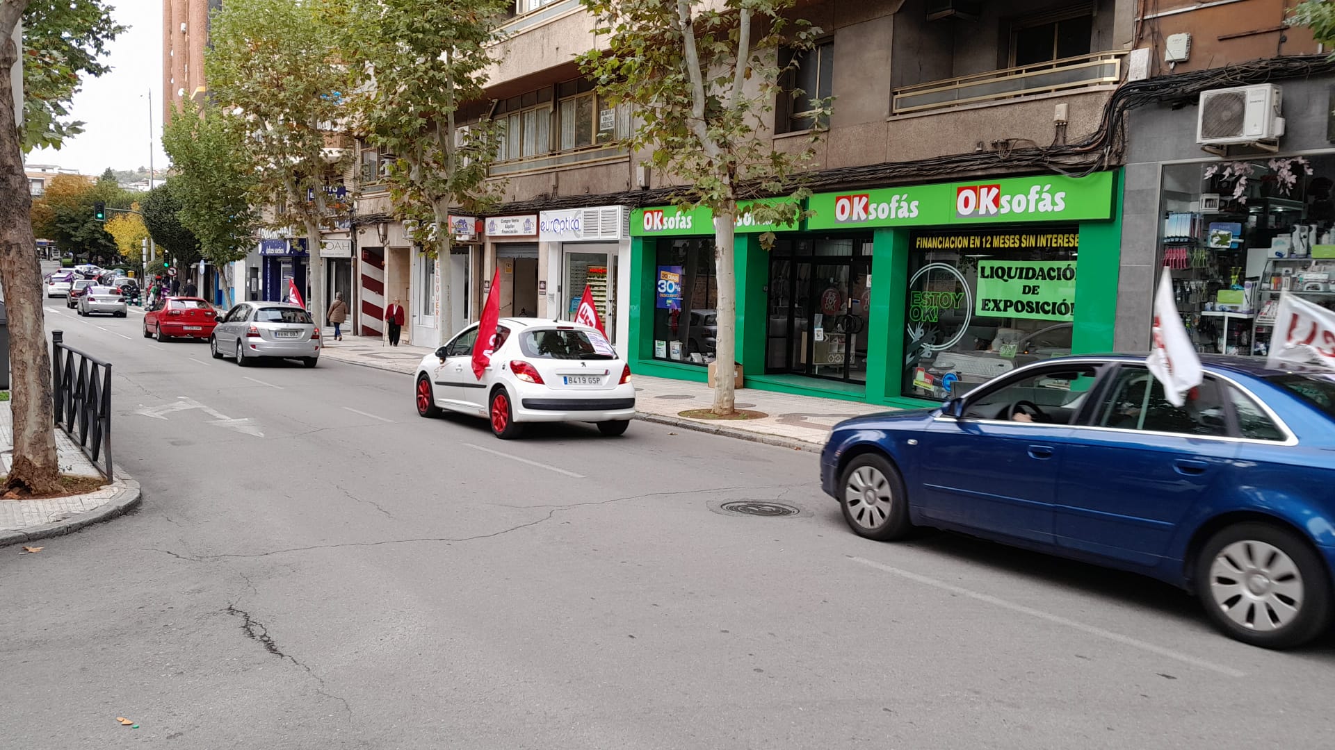 Protesta motorizada en Puertollano