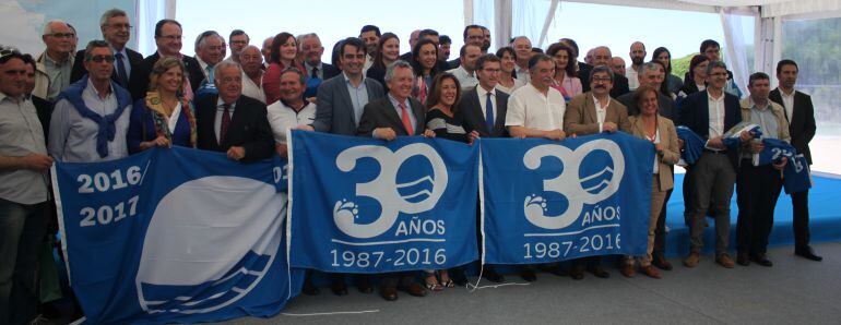 Entrega de banderas azules