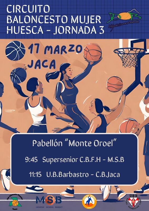 Baloncesto y Mujer llega a Jaca