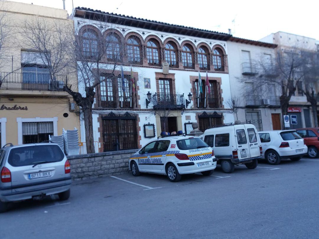 Fachada principal del Ayuntamiento de Jódar