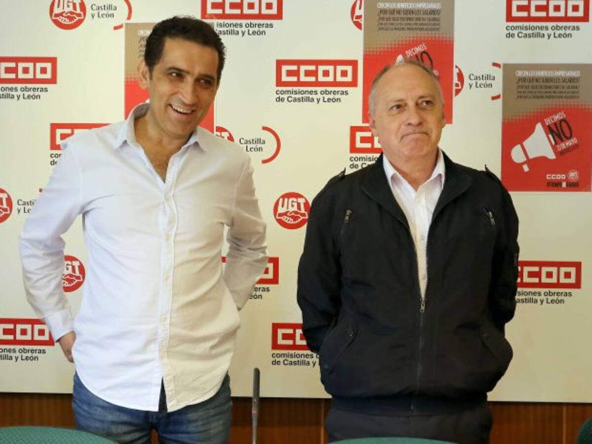 La patronal, objetivo de la protesta de UGT y CCOO