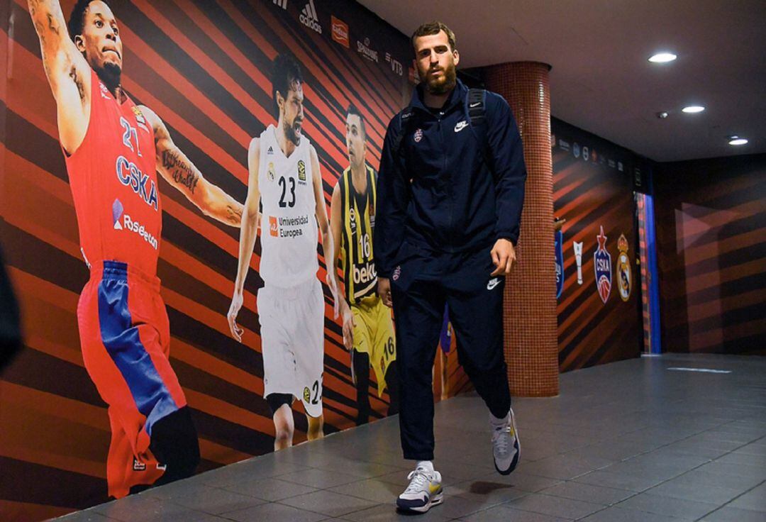 Sergio Rodríguez, en el Buena Arena de Vitoria.