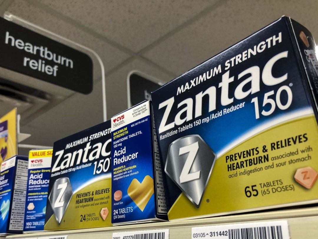 Zantac es uno de los medicamentos retirados por Sanidad. 