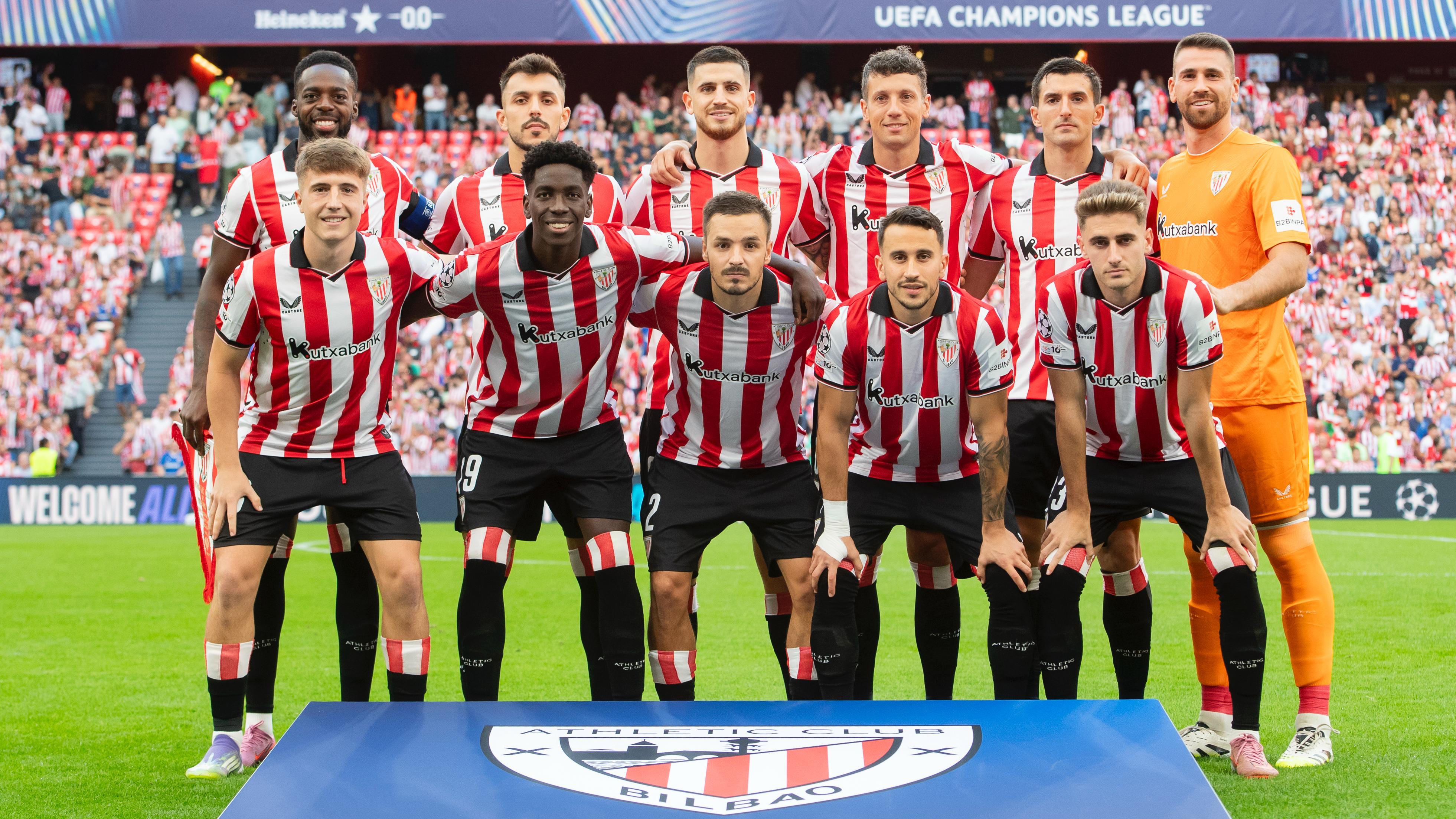 El once que Ernesto Valverde presentó en el debut del Athletic Club en la Champions League ante el Arsenal