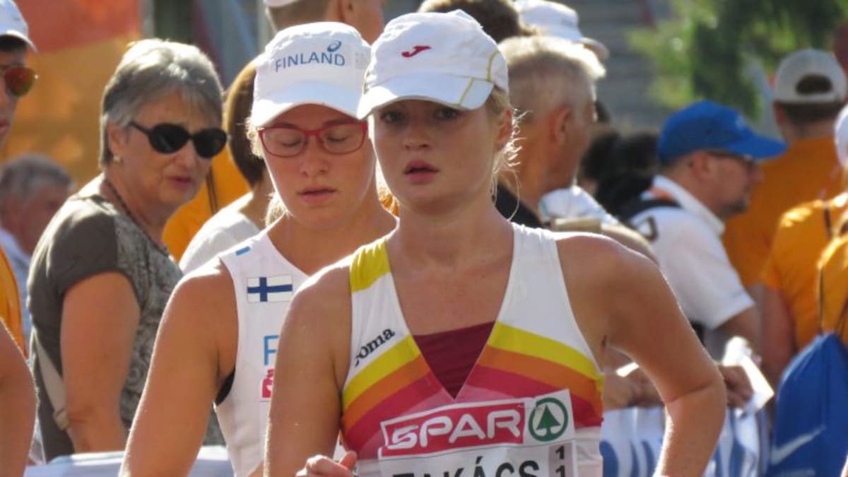 Julia Takacs consigue la primera medalla para España con un bronce en 50km marcha