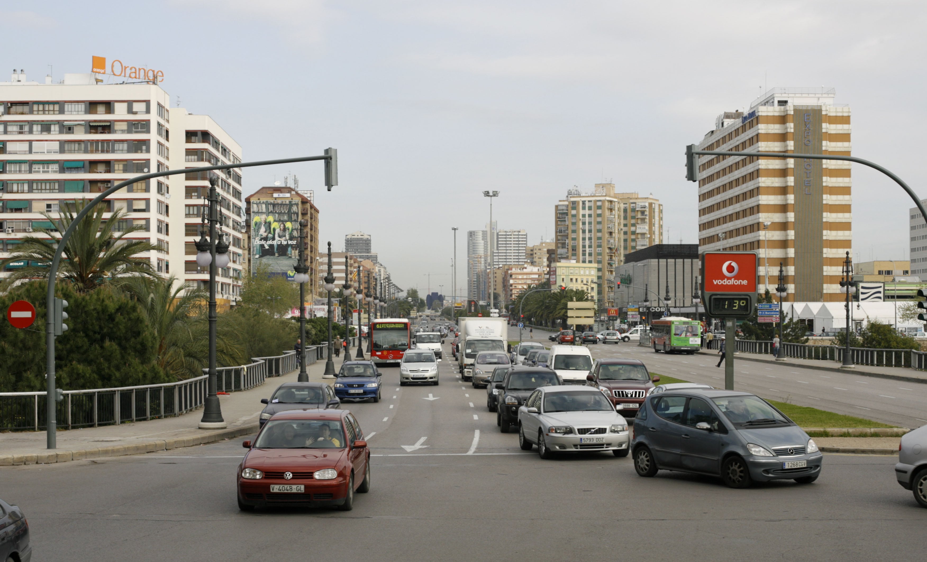 Tráfico en València